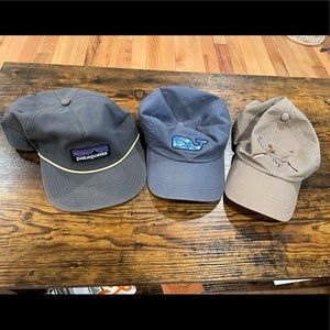 LOT of 3 Hats Patagonia Vineyard Vines Southern Tide Dad Hats Rope Hat